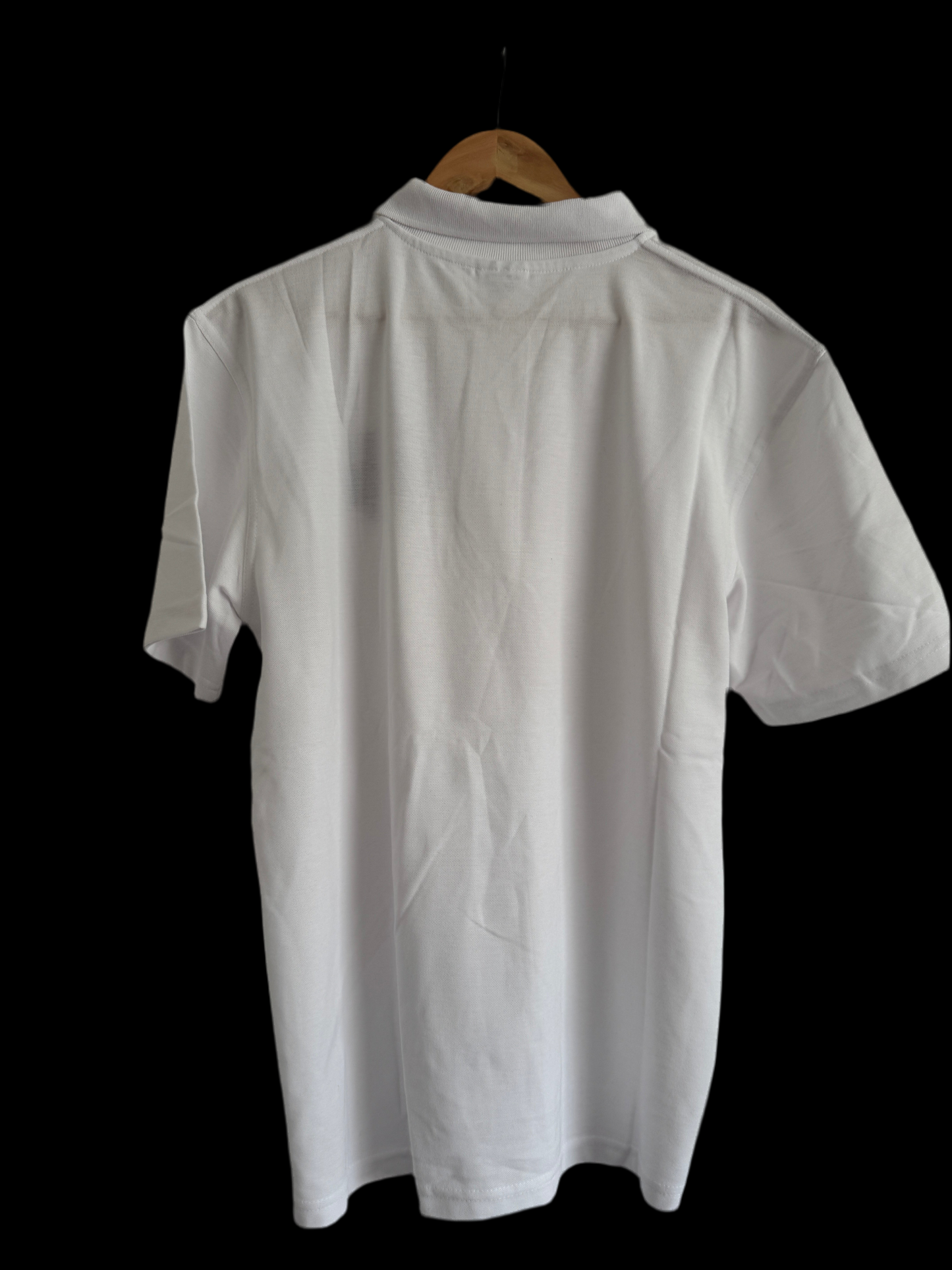Dale Charman Travles Branded White Polo Shirts