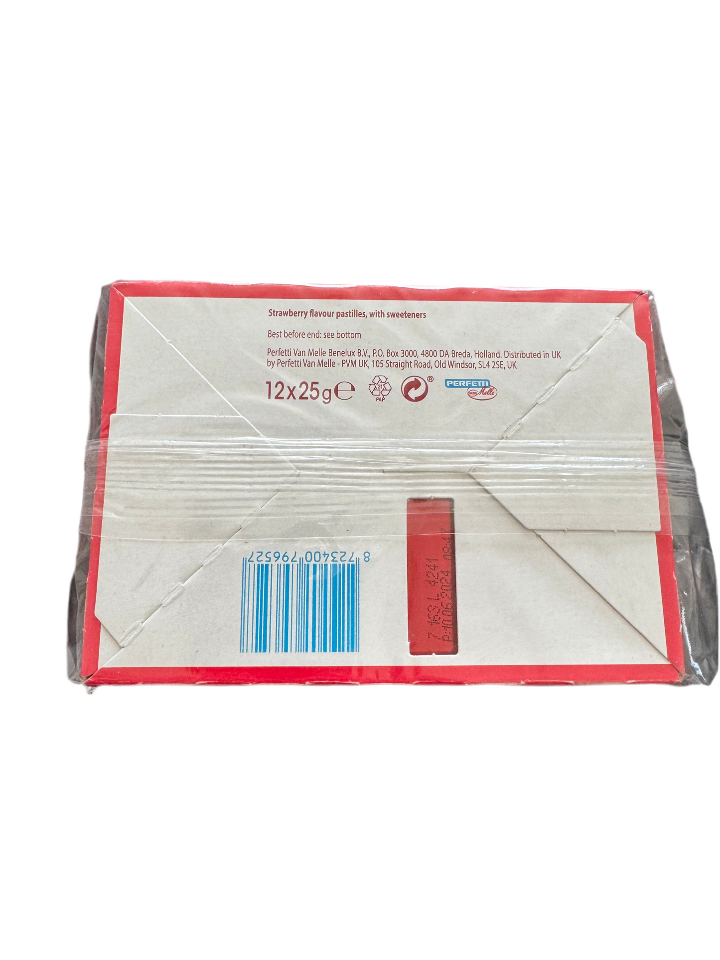Smints. Sugar Free. Strawberry Flavour. 12 x 25g