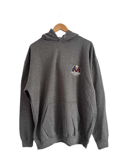 Dale charman Branded Hoodie. In Graphite Heather